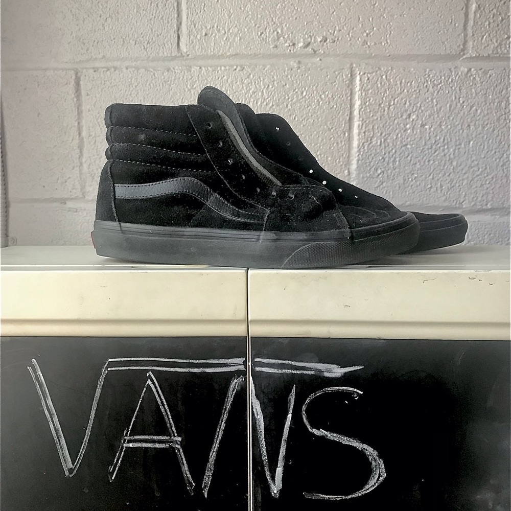 Black Hi-Top Vans